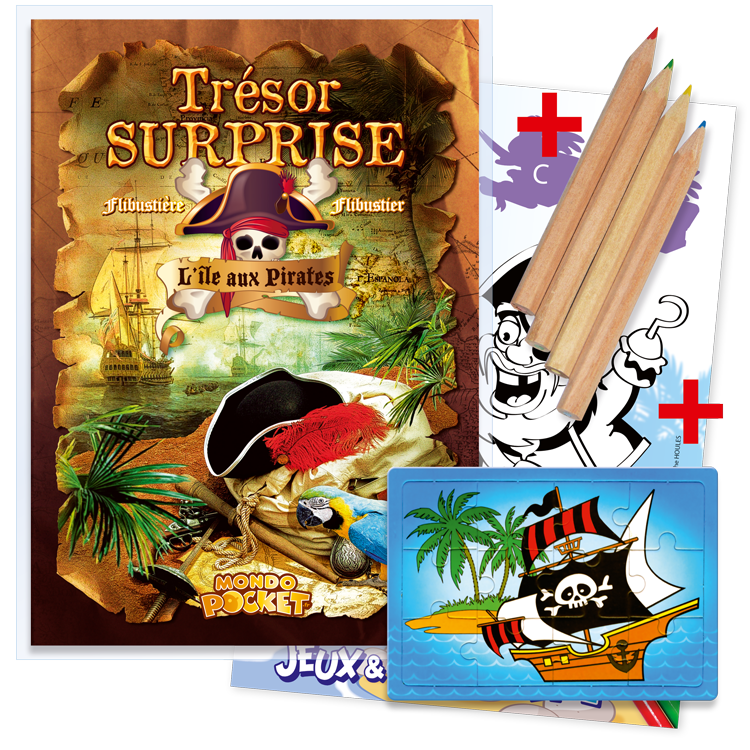 Mini Enfants Garçons Pirate Puzzles Pochette Surprise Jouet Cadeau  Anniversaire