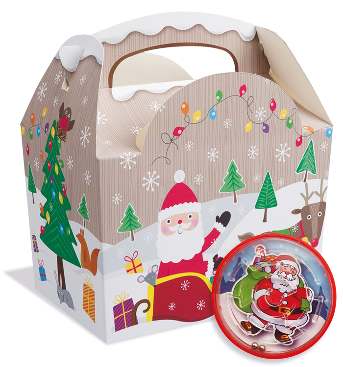 330 gros Enfants Père Noël repas nourriture boîtes vrac acheter Party Box