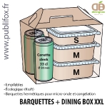Barquettes kraft recyclables