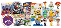 Boîte menu enfant Animaux + jouet surprise Type de jouets : Jouets surprises en plastique sous licence
