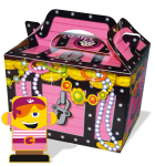Boîte menu fille Pink Pirates + jouet surprise Type de jouets : Surprises sans jouets en plastique