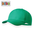 Casquette enfant personnalisable en matière recyclée Couleur casquette : Vert