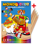 Jeux coloriages Le Cirque + crayons de couleur