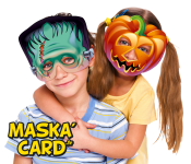Masques carton Halloween