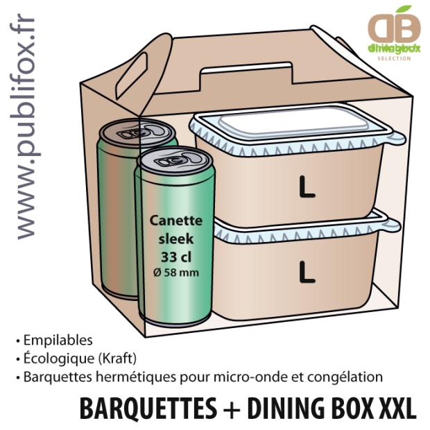 Pack barquettes congélation